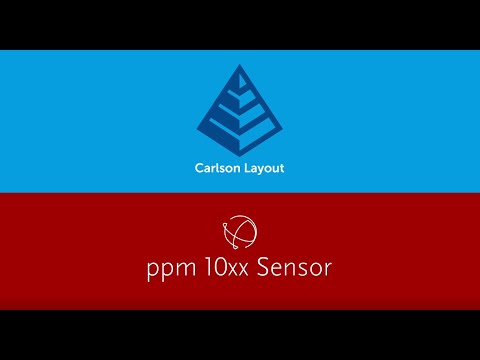ppm10xx GNSS Sensor in Carlson Layout direkt anbinden