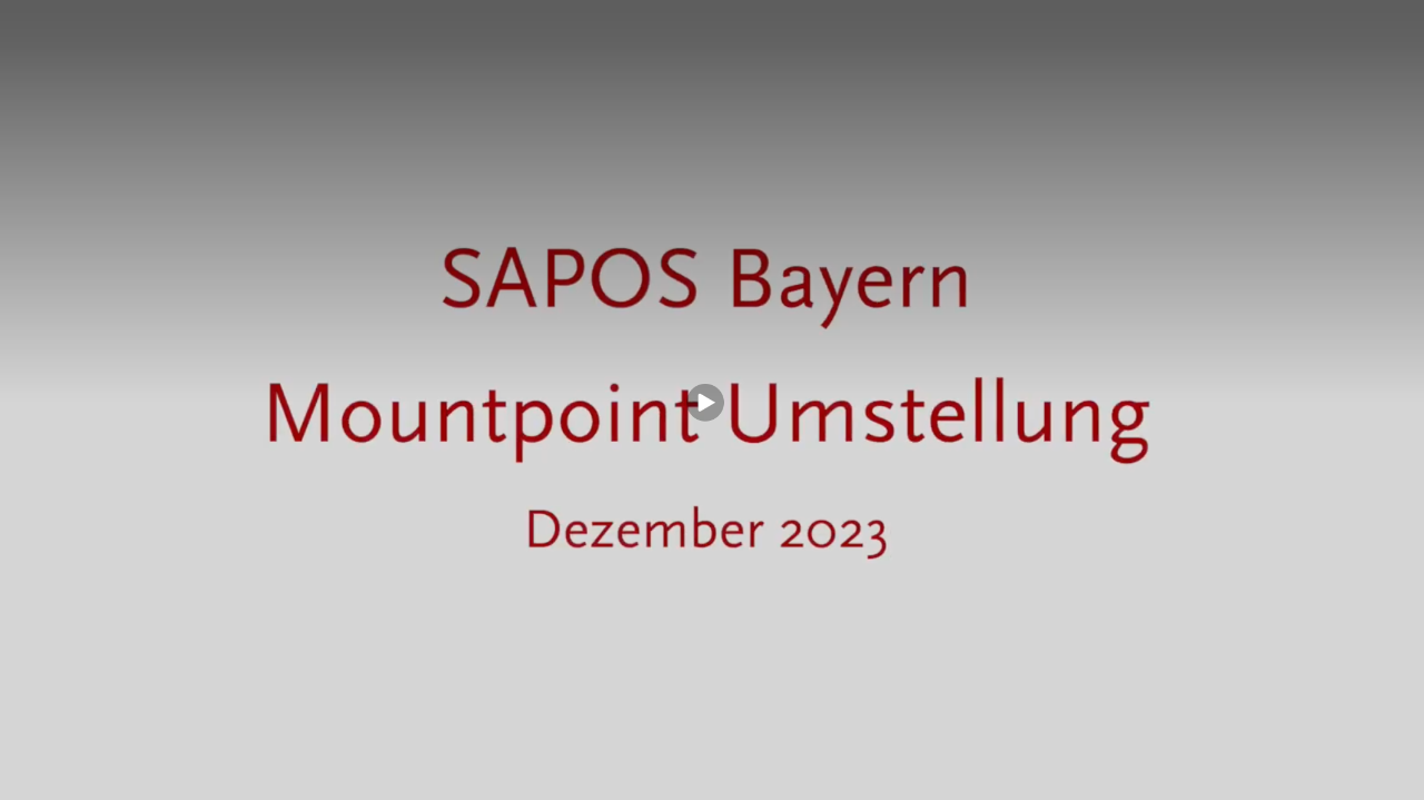 ppm Commander V3 – SAPOS Bayern – Mountpoint Umstellung 23