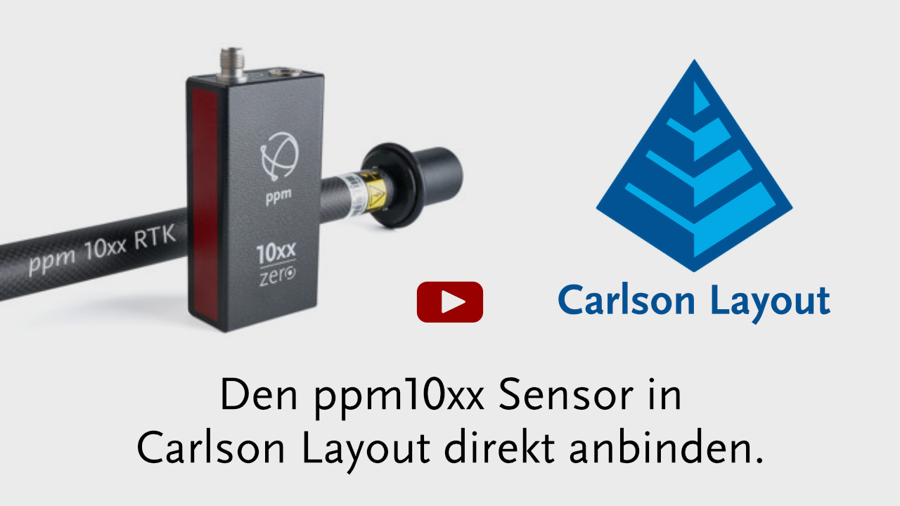 Den ppm10xx Sensor in Carlson Layout direkt anbinden.